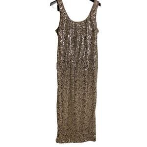 Laura Evening Sequin Long Dress partywear 16P